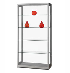 Dammtäta glasmontrar Dammtät glasmonter låsbar, 100x40x200 cm