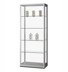 Dammtäta glasmontrar Dammtät glasmonter låsbar, 80x40x200 cm