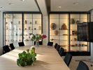 Bild 4 Glasmonter med LED-list, 100x40x200 cm