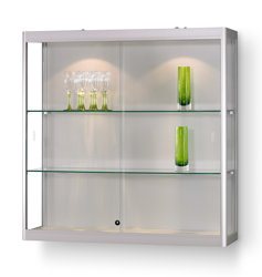 Glasskåp för vägg Glasmonter vägg med belysning, 100x30x100 cm