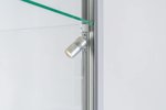 Bild 4 Glasmonter med LED-belysning, 40x40x200 cm
